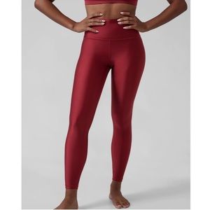 Athleta Elation Shine Tight Size XL Color Decadent Red